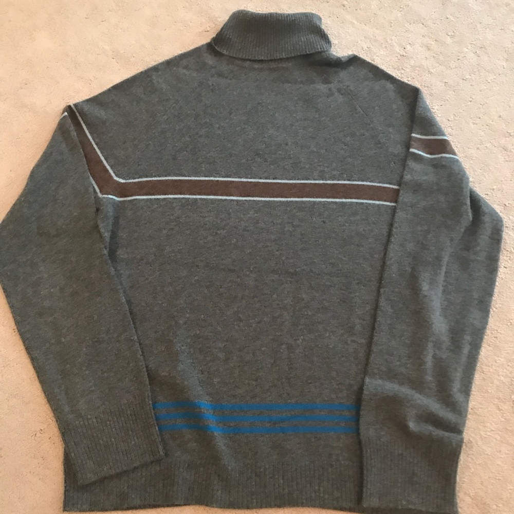 Cashmere turtleneck sweater.